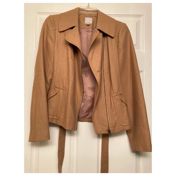 Vintage Halogen Tan Moto Jacket - Picture 6 of 7